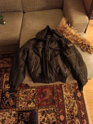 Giacca Canadiens taglia S marrone con cappuccio