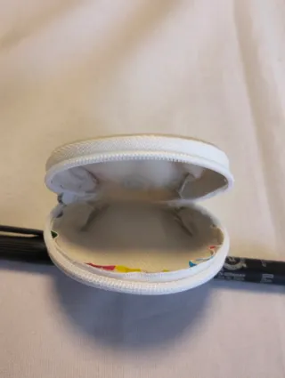 Mini monedero vintage con flores