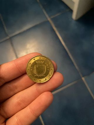 Moneda 20 Céntimos Malta 2008