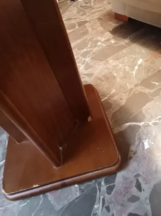 Mesa extensible redonda madera 110 cm