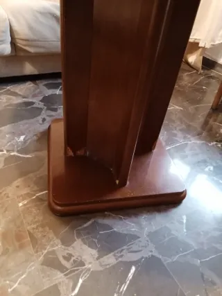 Mesa extensible redonda madera 110 cm