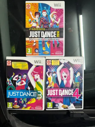 Lote juegos Just Dance 3,4,2024 para Nintendo Wii