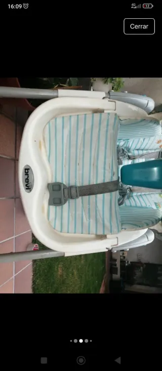 Trona de bebé con diseño de circo