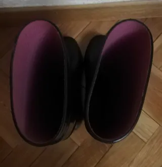 Botas de agua mujer negras