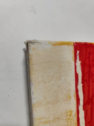 Cuadro abstracto madera salón