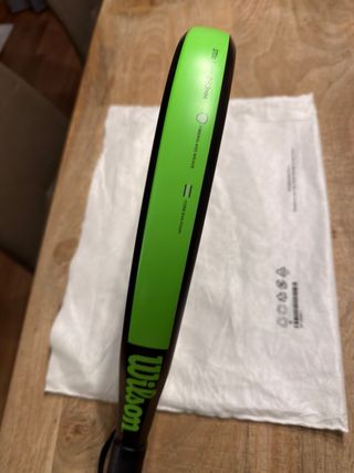 Pala Padel Wilson Blade Negra/Verde