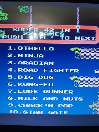 Cartucho Multijuegos NES 42 en 1