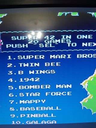 Cartucho Multijuegos NES 42 en 1