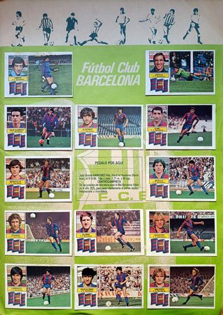Álbum cromos fútbol Liga 82-83