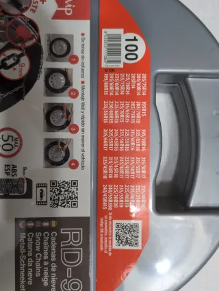 Cadenas de nieve RD-9 talla 100