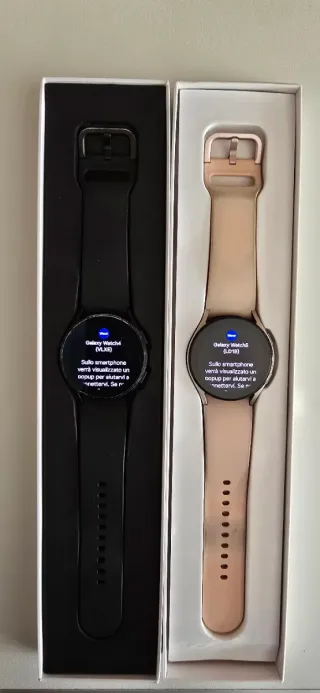 Coppia Samsung Galaxy Watch 4 + 5