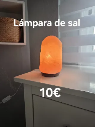 Lámpara de sal natural