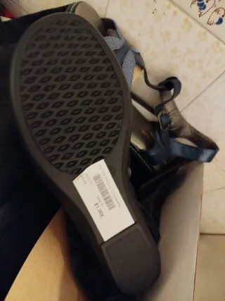 Sandalias Doctor Cutillas Azul/Gris Talla 38