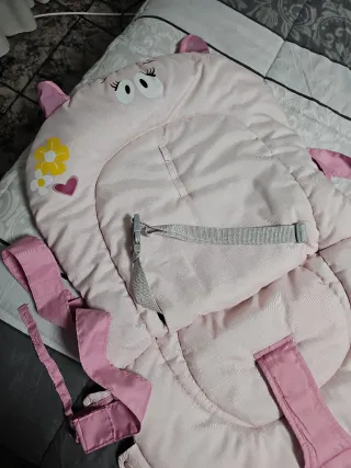 Funda para silla de bebé rosa