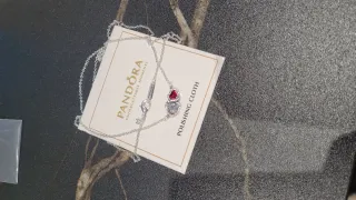 Collar Pandora Corazones Dobles