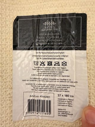 Alfombra Cocina/Pasillo 57x180 cm