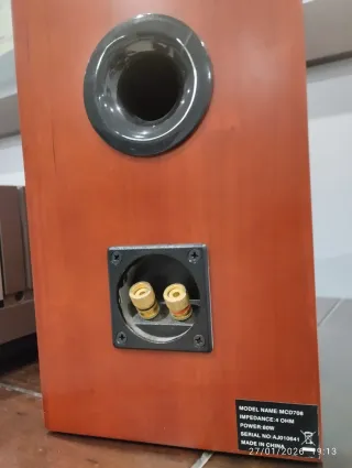 Pareja Altavoces Philips Rojo/Plata