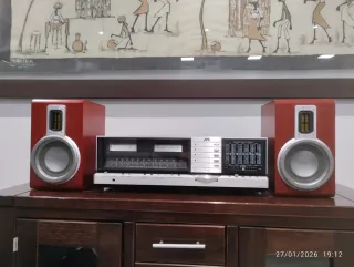 Pareja Altavoces Philips Rojo/Plata