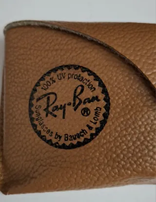 Occhiali Ray-Ban Aviator Vintage Oro Nero/verde