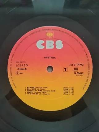 Vinilo LP Santana