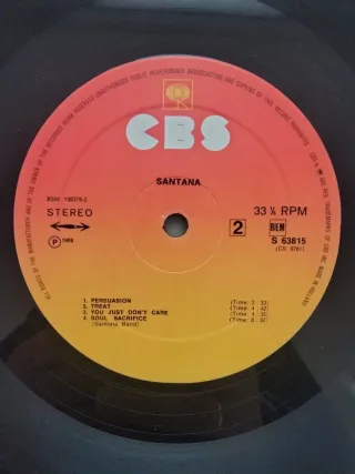 Vinilo LP Santana
