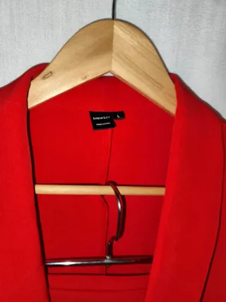 Traje Rojo Chaqueta y Pantalón