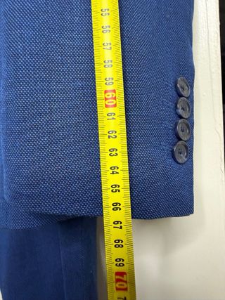 Traje Zara Azul Talla 50