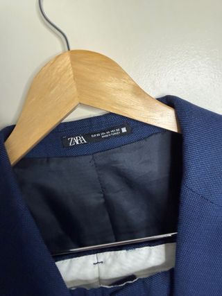 Traje Zara Azul Talla 50