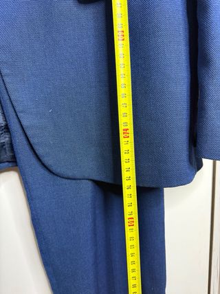 Traje Zara Azul Talla 50