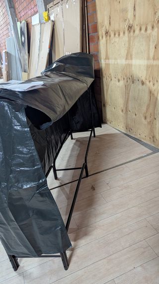 Soporte Leña VOUNOT 2m con Toldo