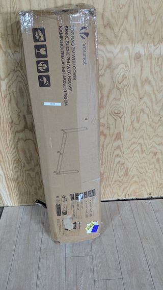 Soporte Leña VOUNOT 2m con Toldo