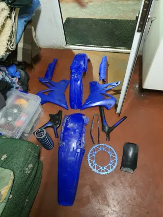 Plásticos YZ 125 2004 Azul