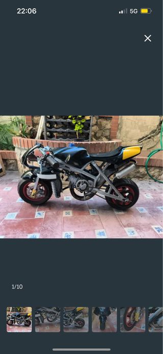 Minimoto Blata 13 réplica Plástico