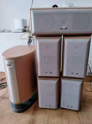Barra de Sonido JVC Beige/Marrón