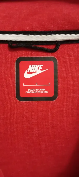 Chándal Nike Tech Rojo pantalón talla M chaqueta L