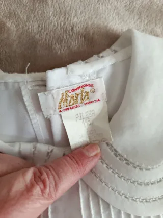 Vestido Comunión Mangas Abullonadas