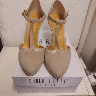 Scarpe Carla Pitti Beige Tg 38