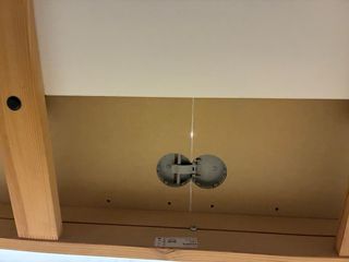 Mesa extensible blanca Ikea BJURSTA