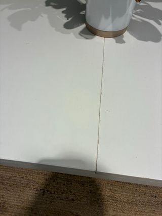 Mesa extensible blanca Ikea BJURSTA