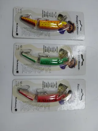 3 señuelos Finnigan's Minnow The Producers