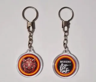 Lote 4 llaveros de cazador personaiizados