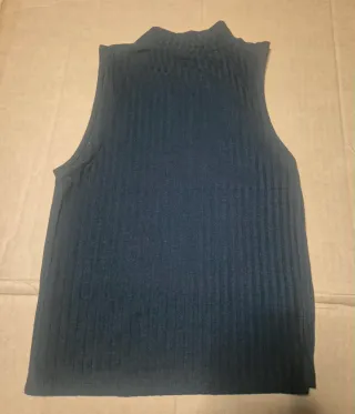 Camiseta Stradivarius Talla M Negra