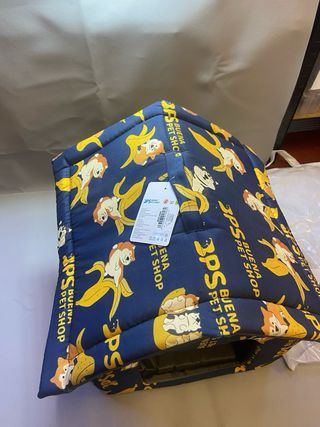 Caseta para perros con diseño divertido