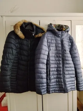 Lote 2 abrigos acolchados+polar,leer descripción
