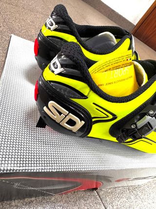 Sapatilhas Ciclismo Estrada Sidi Level Amarelas