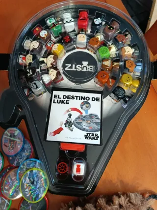 Lote Star Wars: tazos, Figuras, Cromos y Álbum