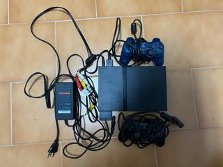 Consola Playstation 2 Sony Slim Negra