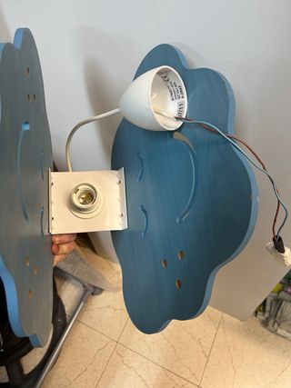 Lámpara Nube Infantil para cuarto niños o bebes.