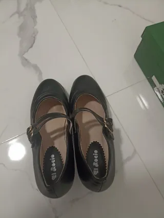 Zapatos de Flamenco Negros Mujer