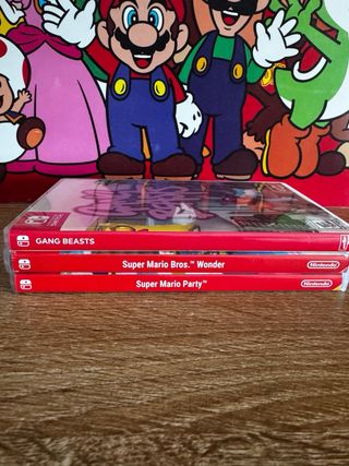 Juegos Nintendo Switch: Mario Wonder, Party y Gang